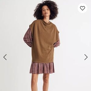 NWT Madewell Oversized Funnelneck Tunic Top